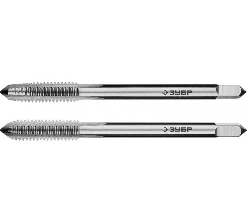 ЗУБР М6 x 1.0 мм, Р6М5, машинно-ручные, комплект метчиков 4-28007-06-1.0-H2_z01 Профессионал