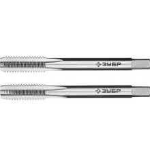 4-28007-08-1.25-Н2_z01 Комплект метчиков ЗУБР "Профессионал" М8х1.25мм, сталь Р6М5