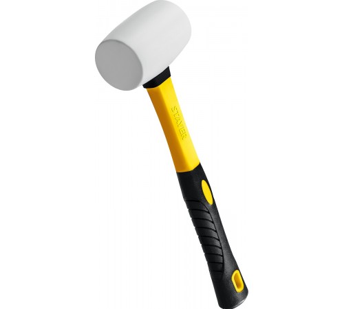 20533-230 Киянка STAYER PROFI резиновая БЕЛАЯ,с фиберглассовой ручкой, 230 г