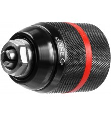 29072-13-1/2_z02 Патрон ударный быстрозажимной ЗУБР ПРОФИ с фиксатором, 13мм, 1/2