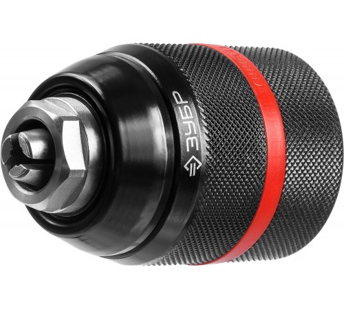 29072-13-1/2_z02 Патрон ударный быстрозажимной ЗУБР ПРОФИ с фиксатором, 13мм, 1/2