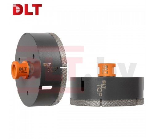 Коронка алмазная для керамогранита и камня DLT TOP, 110мм, арт.2110
