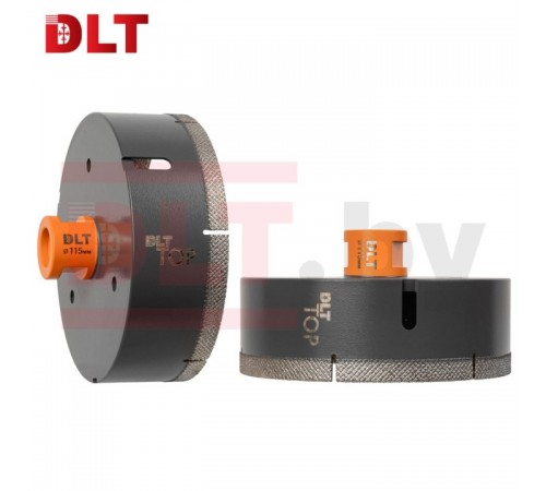 Коронка алмазная для керамогранита и камня DLT TOP, 115мм, арт.2111