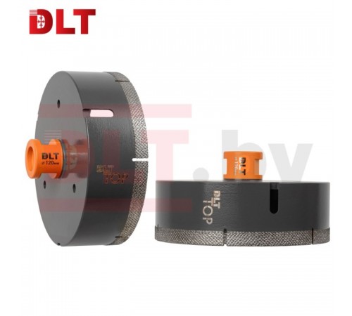 Коронка алмазная для керамогранита и камня DLT TOP, 120мм, арт.2112