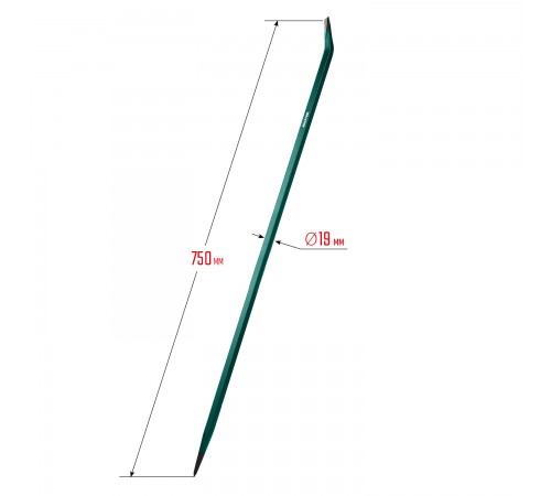21807-75_z01 Монтировка-лом KRAFTOOL, шестигранная, 750 мм. 19 мм