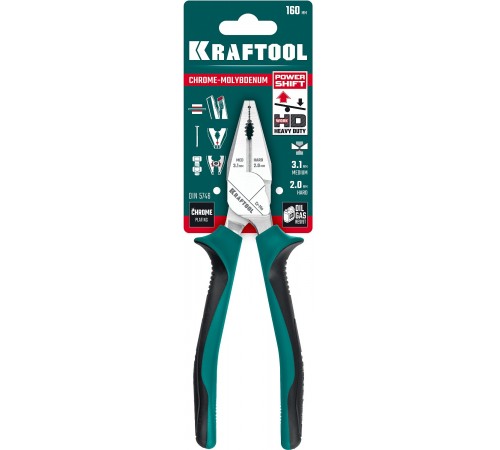 22011-1-16_z01 Плоскогубцы KRAFTOOL комбинированные 160 мм