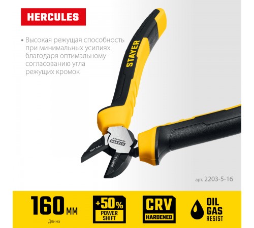 2203-5-16_z03 Бокорезы STAYER Hercules 160мм