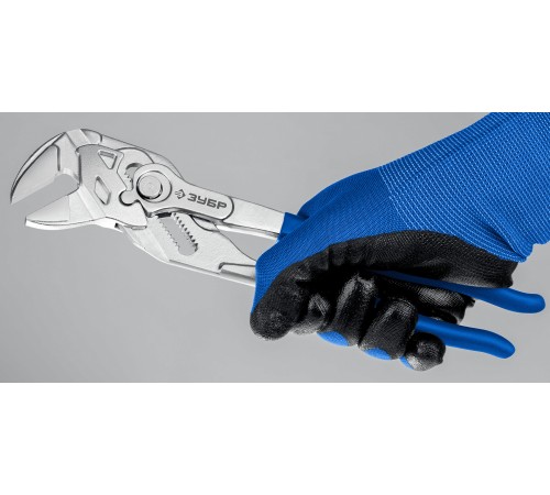 22436 Клещи ЗУБР КГК-250 переставные-гаечный ключ, 250 мм