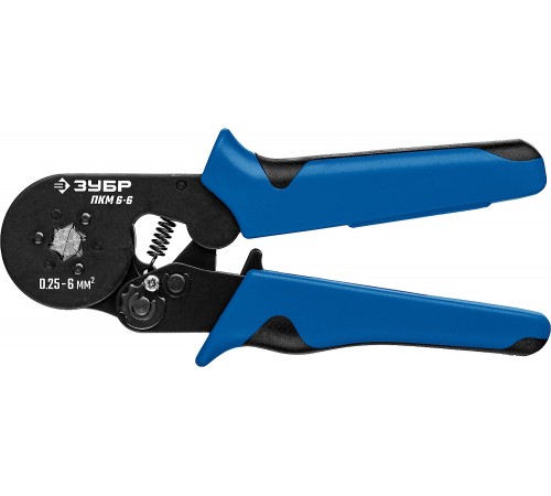 Пресс-клещи ЗУБР ПКМ-6, 0,25-6 мм2, мультидиапазонные 22654_z01