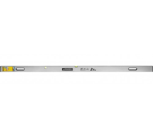 10752-2.5 Правило-уровень STAYER GRAND, с ручками, 2,5м
