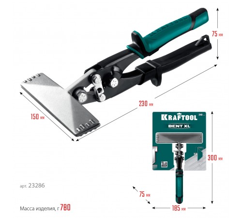 Плоскогубцы KRAFTOOL для гибки BENT XL 150мм 6" 23286