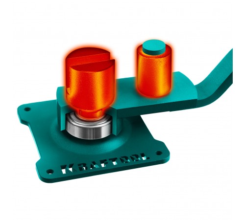 Станок ручной для гибки арматуры на подшипнике KRAFTOOL 10Е, острый гиб 23302