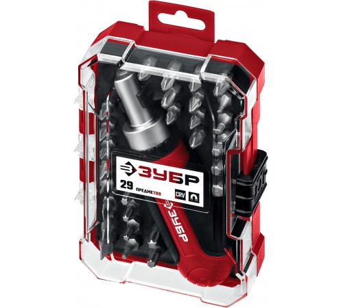 ЗУБР  Мастер 29 29 шт, Набор: отвертка с насадками (25040)