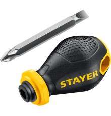 Отвертка переставная STAYER MaxFix PH2/SL6 32мм 2511_z02