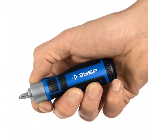 ЗУБР  6 предм., Реверсивная отвертка с насадками (25171)