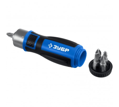 ЗУБР  6 предм., Реверсивная отвертка с насадками (25171)