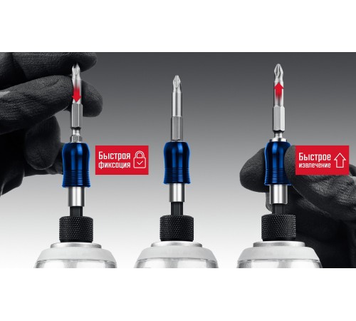 Набор отверток с насадками ЗУБР Компакт 34шт 25173