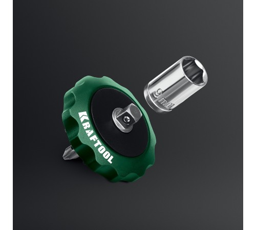 Трещотка KRAFTOOL SPACE Ratchet реверсивная для бит и головок 25890