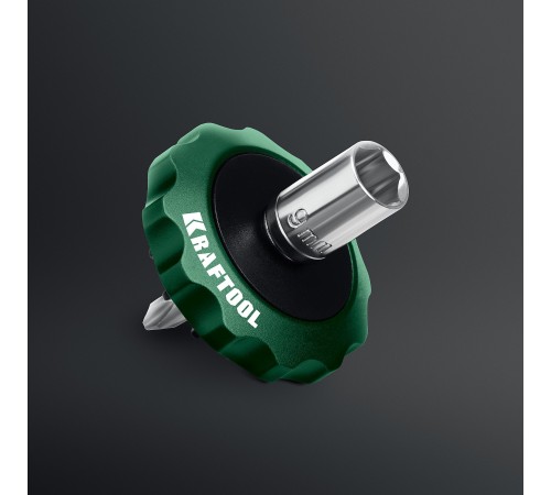 Трещотка KRAFTOOL SPACE Ratchet реверсивная для бит и головок 25890