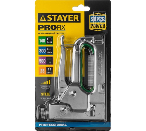 31508_z02 Степлер стальной STAYER Max-140 тип 140, 28, 300, 500