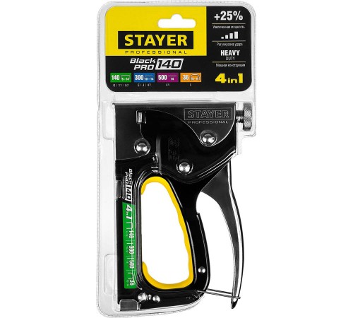 31510_z01 Степлер стальной STAYER HERCULES-140 тип 140, 36, 300, 500
