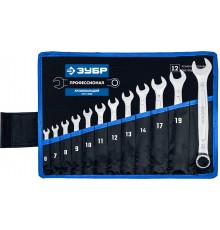27087-Н12_z01 Набор ЗУБР комбинированных гаечных ключей,Профессионал 6-22мм