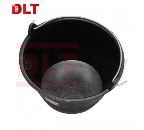 Ведро строительное гибкое, DLT, 10л (факт. 9,8л), тип ITALIANO, арт.2889