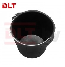 Ведро строительное гибкое усиленное, DLT, 8л (факт. 7,6л), тип RUBBERBUCK, арт.2901