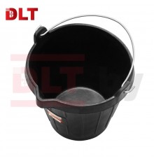 Ведро строительное гибкое с носиком, DLT, 10л (факт. 10л), тип INDUSTRY, арт.2909