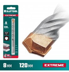 29166-120-08 Сверло по бетону KRAFTOOL EXTREME, 3-х гранный хвостовик 8х120