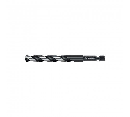 ЗУБР  НЕХ-1/4", d 10.0 х 133 мм, сверло по металлу для винтовёртов и шуруповертов IMPACT READY (29623-10_z01)