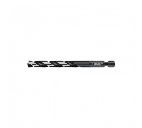 ЗУБР  НЕХ-1/4", d 8.0 х 117 мм, сверло по металлу для винтовёртов и шуруповертов IMPACT READY (29623-8_z01)