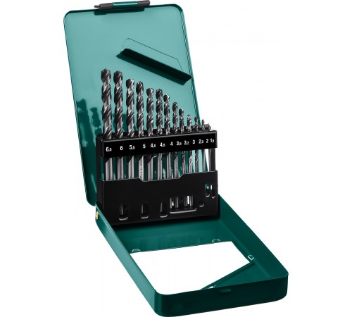 Набор сверл по металлу KRAFTOOL HSS-G,13шт 1.5-6.5мм сталь Р6М5 29651-H13