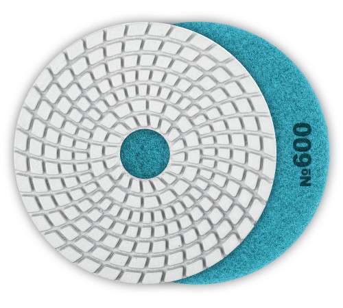 29866-600 Круг шлифовальный алмазный гибкий (Черепашка) ЗУБР 100мм №600 для мокрого шлиф.