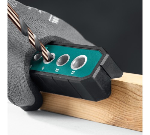 Кондуктор для сверления KRAFTOOL Woodsniper 121 под углом 45° и 90° 6 отверстий 4-12мм 30073