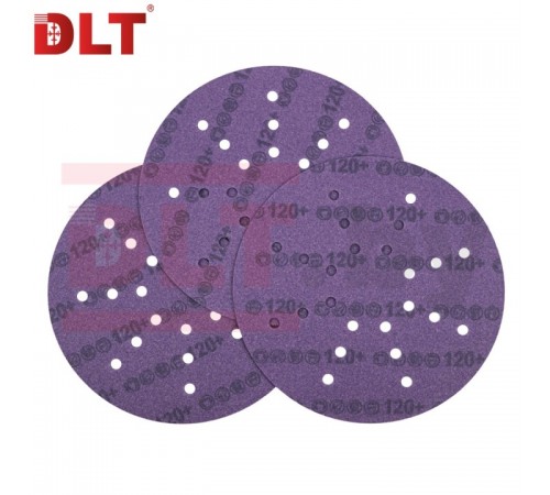 Круг шлифовальный DLT GrandFlex FILM-CERAMIC, P120, 225мм, 10шт, (на плёнке, керамика точной формы), арт.3008