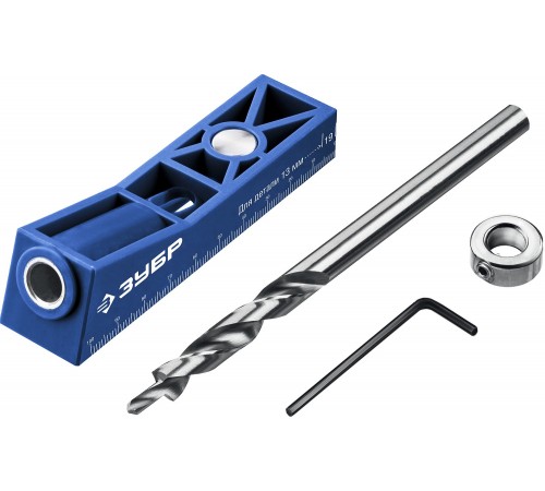 30092 Кондуктор МИНИ одинарный для глухих отверстий ЗУБР