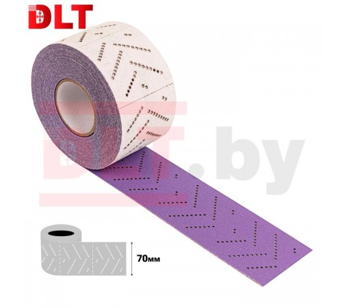 Шлифовальный лист в рулоне DLT GrandFlex PURO-ROLL, P120, 70мм*12м, (керамика точной формы), арт.3020