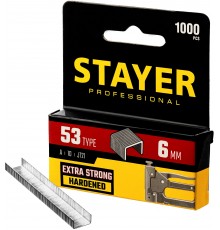 3159-06_z02 Скобы для степлера STAYER, тип 53, 6 мм (1000 шт)