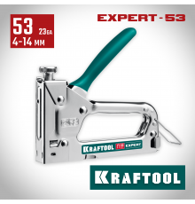Степлер стальной KRAFTOOL Expert-53, тип 53, 4-14мм 3187_z01