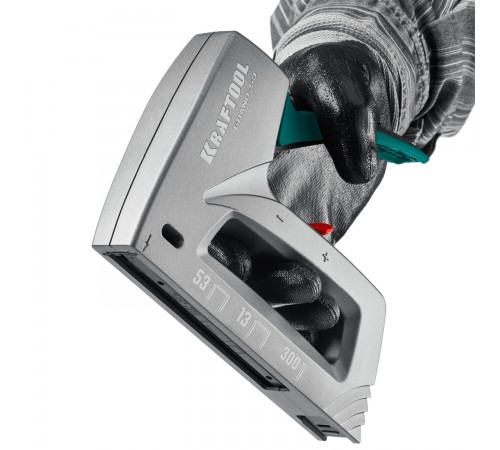 Степлер аллюминиевый рессорный KRAFTOOL GRAND-53, тип 53 23GA, 6-16мм 3193