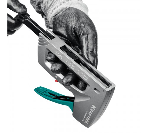 Степлер аллюминиевый рессорный KRAFTOOL GRAND-53, тип 53 23GA, 6-16мм 3193