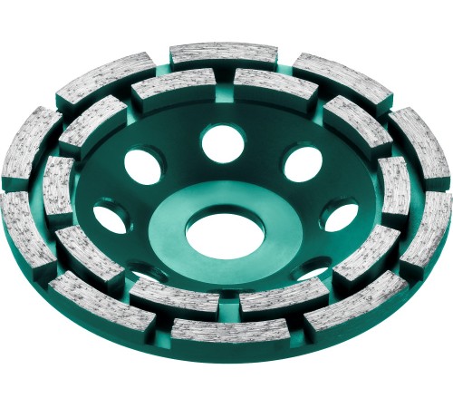 Чашка алмазная шлифовальная двухрядная KRAFTOOL Double 125мм 33369-125