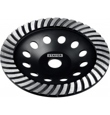 STAYER  Турбо d 180 мм, Сегментированная алмазная шлифовальная чашка (33380-180_z02)
