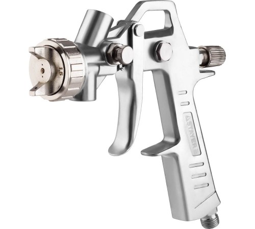 STAYER сопло 1,5 мм, краскопульт пневматический с верхним бачком ORION 06471-1.5 Master