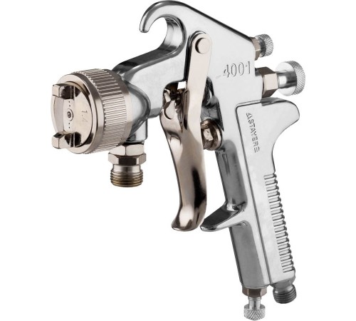 STAYER  AirPro S, EA 1.4 мм, пневматический краскопульт с нижним бачком, Professional (06477-1.4)