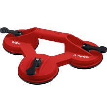 33724-3 Стеклодомкрат ЗУБР МАСТЕР пластмассовый, тройной, 140 кг