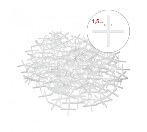 3380-1.5 Крестики для кафеля STAYER, 1,5 мм (200 шт)