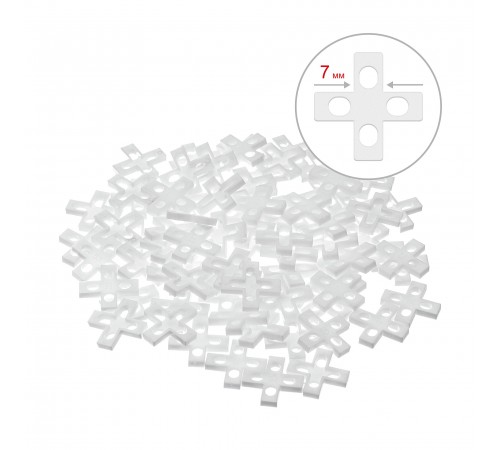 33811-7 Крестики для кафеля ЗУБР, 7 мм (75 шт)