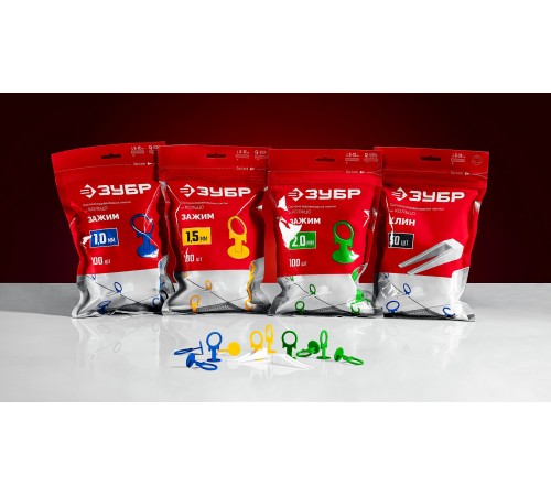 3387-50 Клин для системы выравнивания плитки ЗУБР СВП, 50 шт